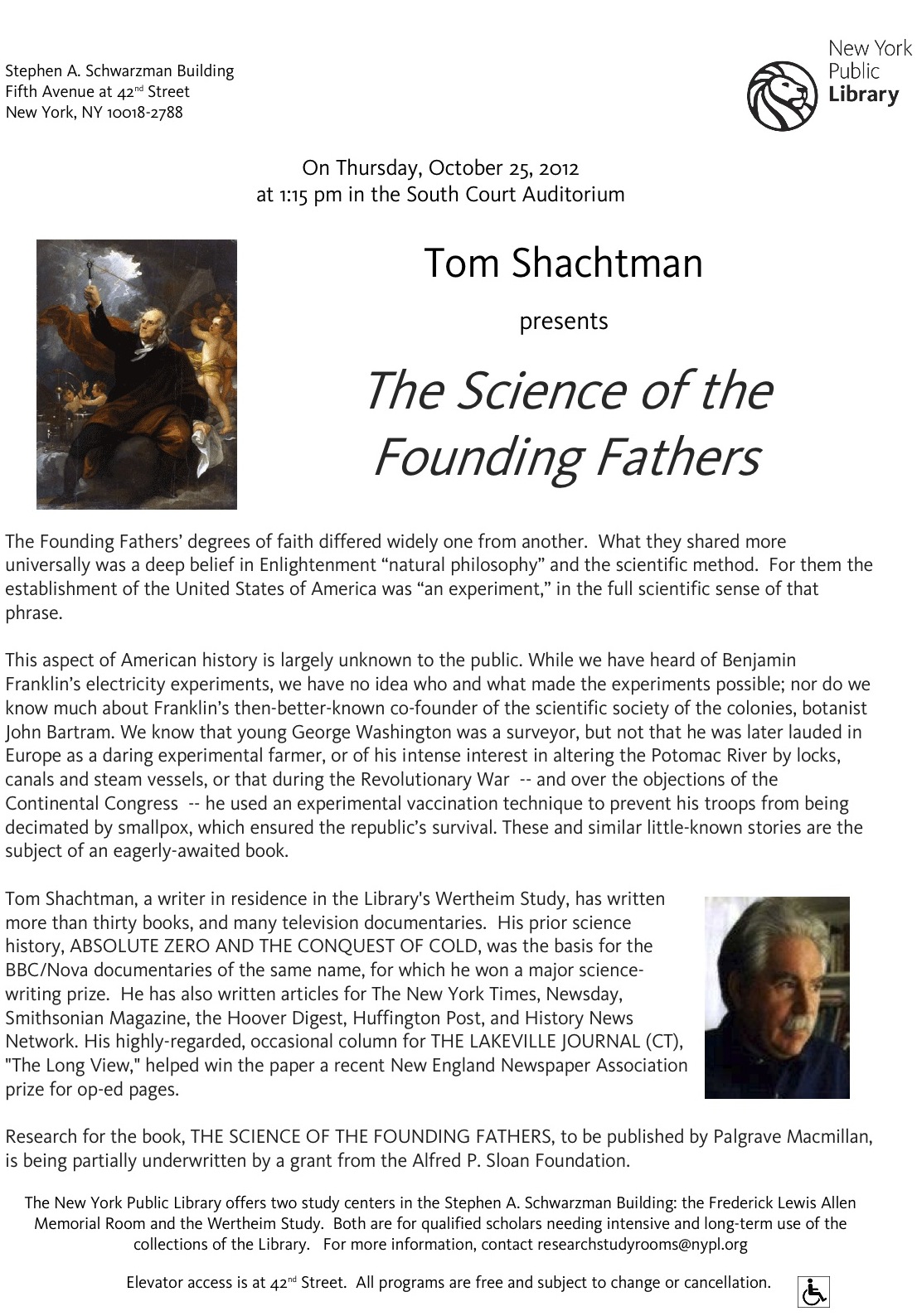 Shachtman The Science Of The Founding  Fathers